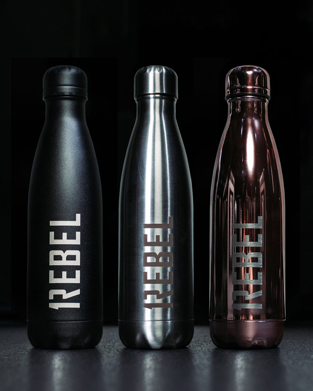 1REBEL X CHILLY'S DOUBLE WALLED 500ml WATER BOTTLE