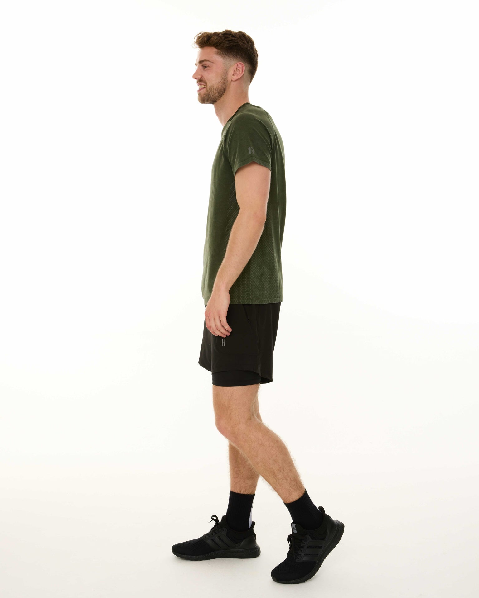 1R TECH PRO STRETCH WOVEN DOUBLE LAYER SHORT