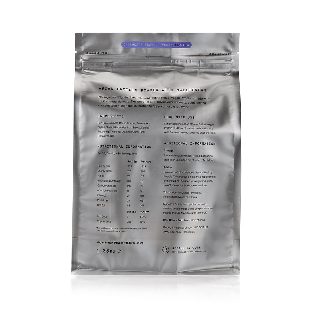 1Rebel Refuel - Chocolate Vegan 1050g