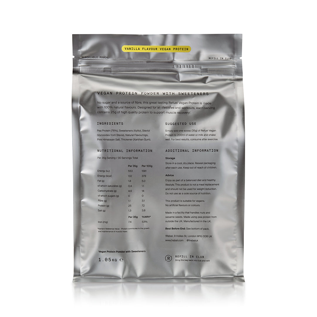 1Rebel Refuel - Vanilla Vegan 1050g