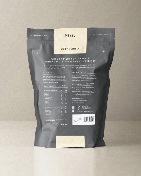 1Rebel Refuel Protein+ Vanilla Whey 900g